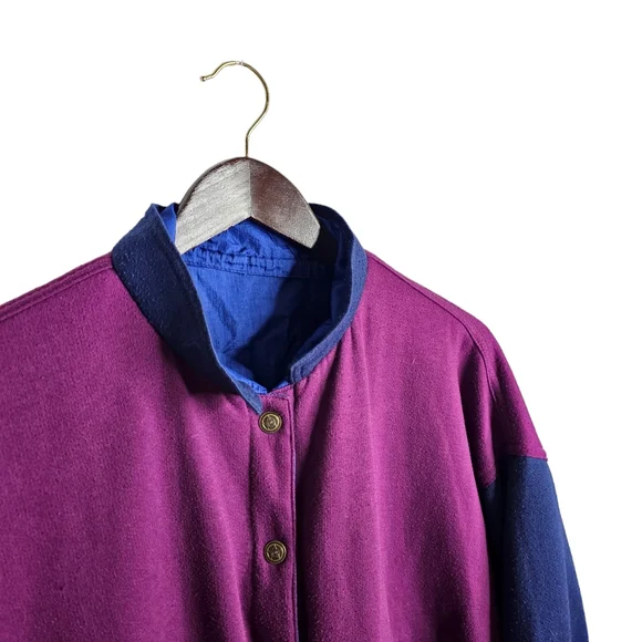 Vintage Reversible Cabin Creek Fleece/Satin Jacket. Perfect Condition! - Picture 3 of 8